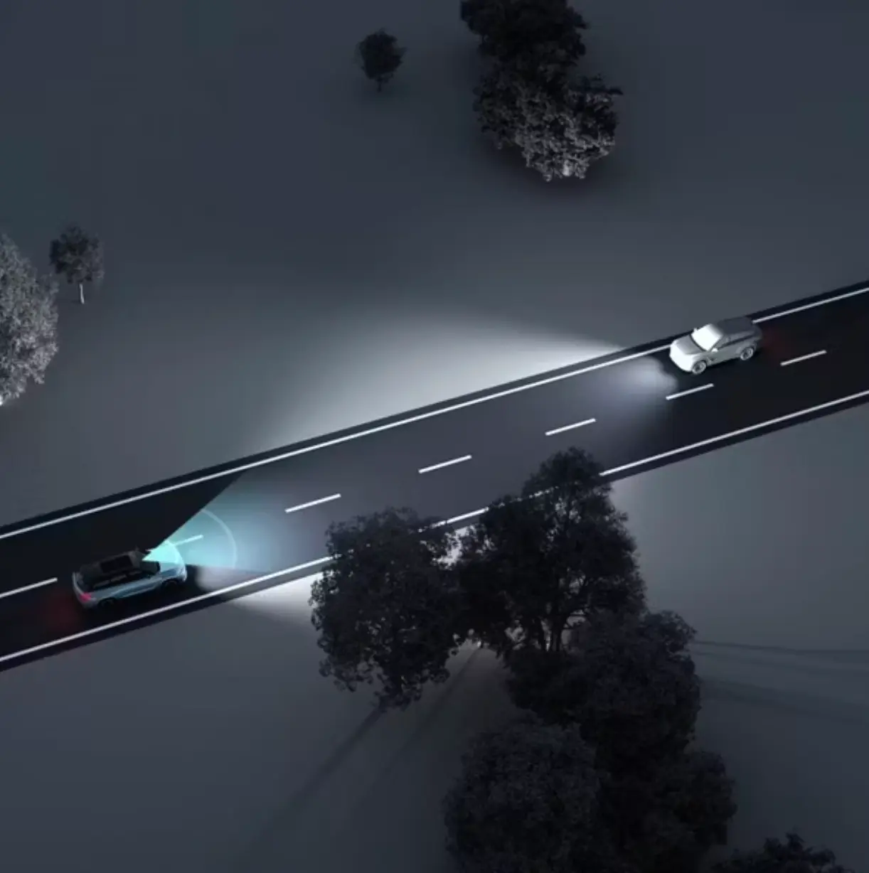 Система автоматического переключения ближнего и дальнего света (IHC)